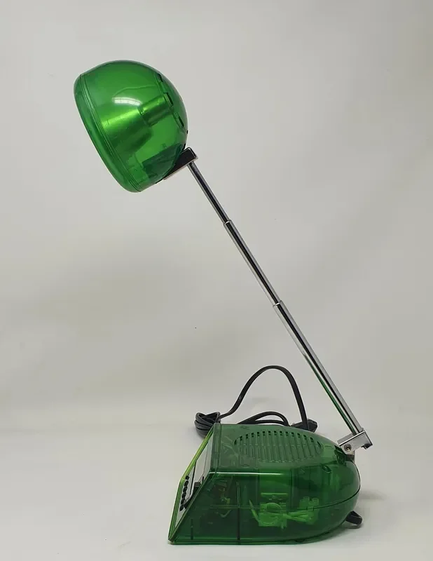 Flexo con Reloj y Alarma Verde