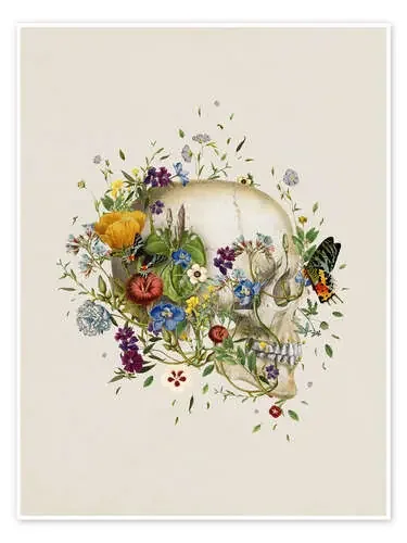 Floral Skull de Frida Floral Studio