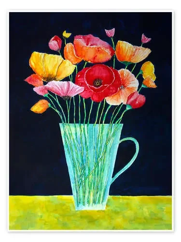 Florero con amapolas de siegfried2838