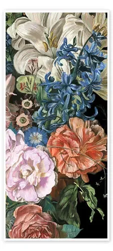 Flores barrocas II de Melissa Wang World Art Group