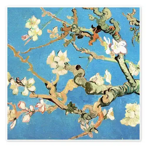 Flores de almendro (detalle) de Vincent van Gogh Master Collection