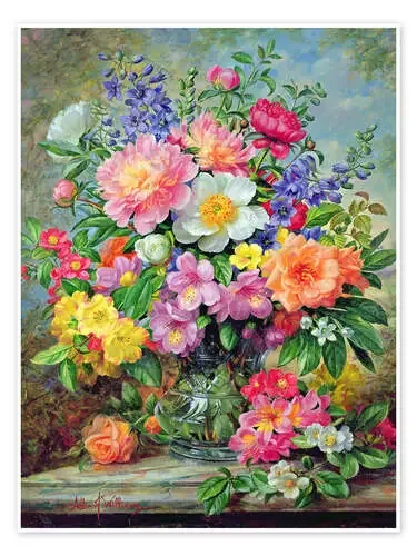 Flores de junio radiantes de Albert Williams Bridgeman Images