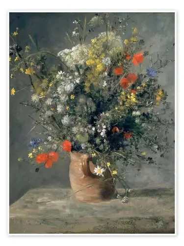 Flores en un florero, 1866 de Pierre-Auguste Renoir Master Collection