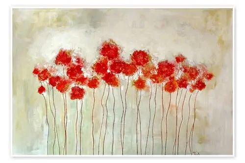 Flores rojas de Tina Melz