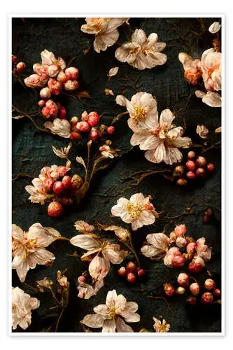 Flores y bayas silvestres de treechild