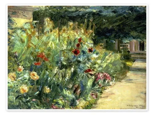 Flower Garden in Giverny at the Wannsee de Max Liebermann ARTOTHEK