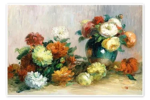 Flower Wreaths de Pierre-Auguste Renoir Bridgeman Images
