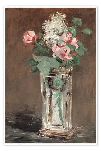 Flowers in a Crystal Vase, 1882 de Édouard Manet Bridgeman Images