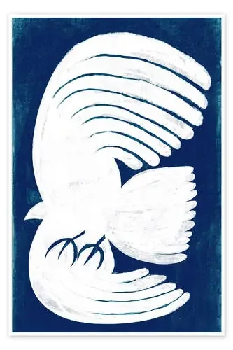 Flying Eagle on a Deep Blue Sky I de Marco Marella