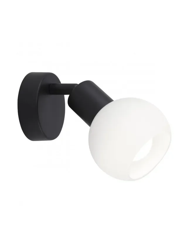 Foco 1 Luz Orientable Negro