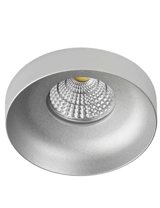 Foco Empotrable Blanco/Plata 2CM