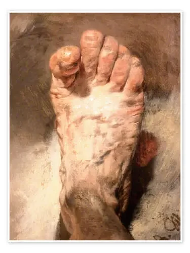 Foot of the artist de Adolph von Menzel Master Collection