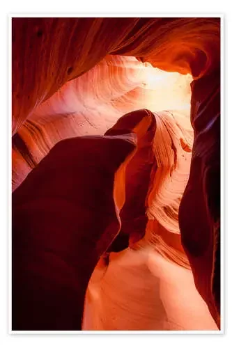 Formation in Canyon X slot canyon, Page, Arizona, USA de Peter Wey