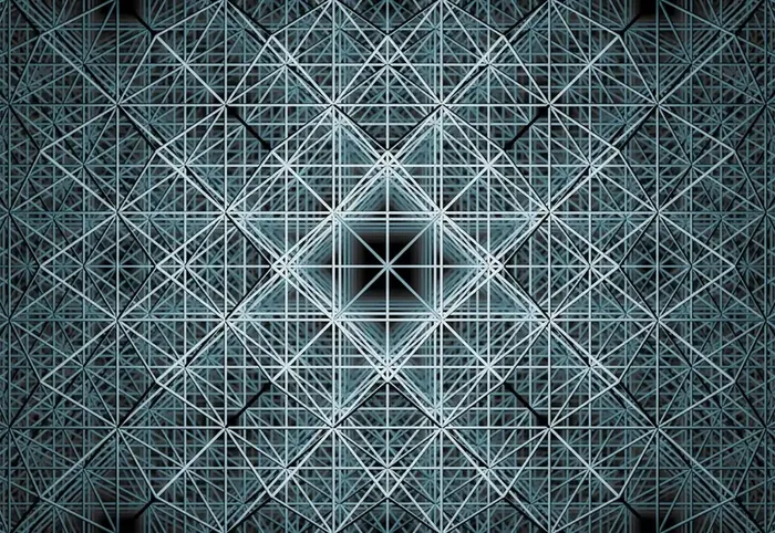 fotomural 3D azul agrisado y negro de Sanders & Sanders – 612325