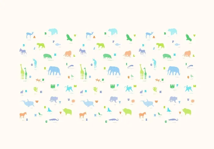 fotomural animales multi color de ESTAhome – 159113