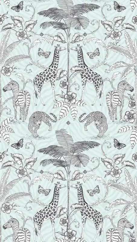 fotomural animales negro, blanco y gris de Livingwalls – AS-392051