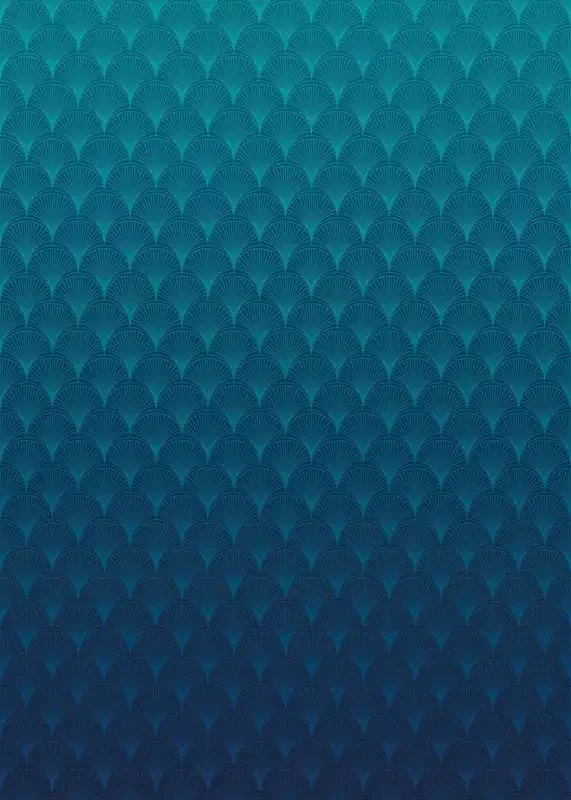 fotomural arte deco azul de Sanders & Sanders – 611819