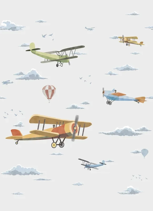 fotomural aviones multicolor de Sanders & Sanders – 640883