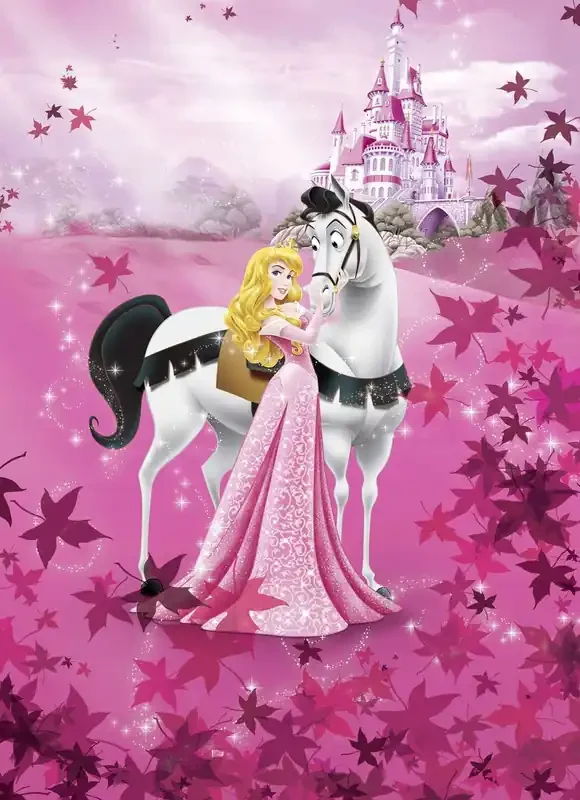 fotomural bella Durmiente rosa de Disney – 612291