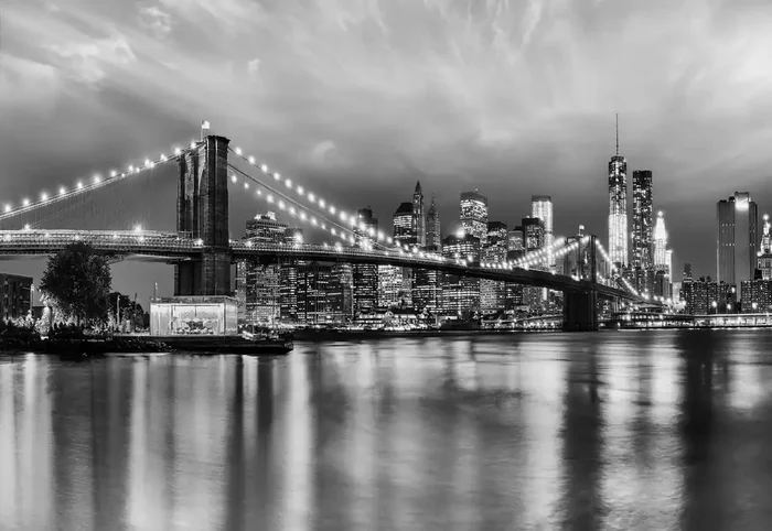 fotomural Brooklyn blanco y negro de Komar – 611029