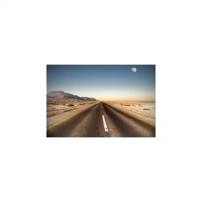 Fotomural Carretera Desierta FPR002, 345cm. x 231.2cm., Vinilo Autoadhesivo Mate, Todo Color, Original, 0x0x0x0 cm.