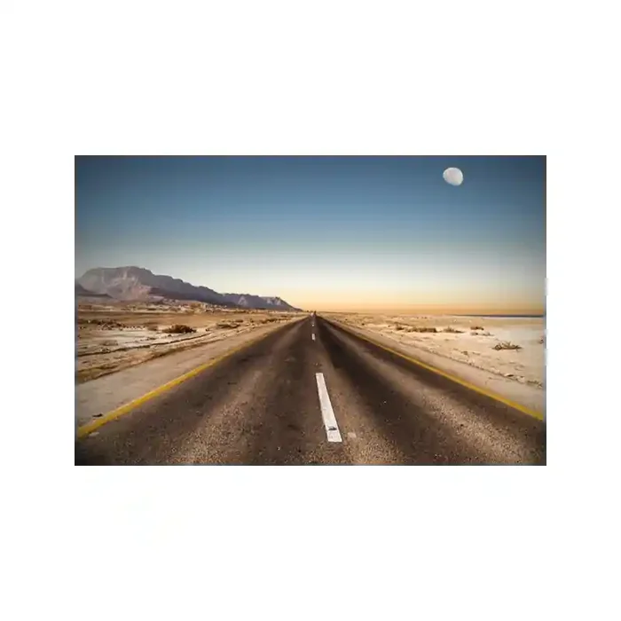 Fotomural Carretera Desierta FPR002, 417cm. x 275cm., Vinilo Autoadhesivo Mate, Todo Color, Original, 0x1.5x0x1.5 cm.