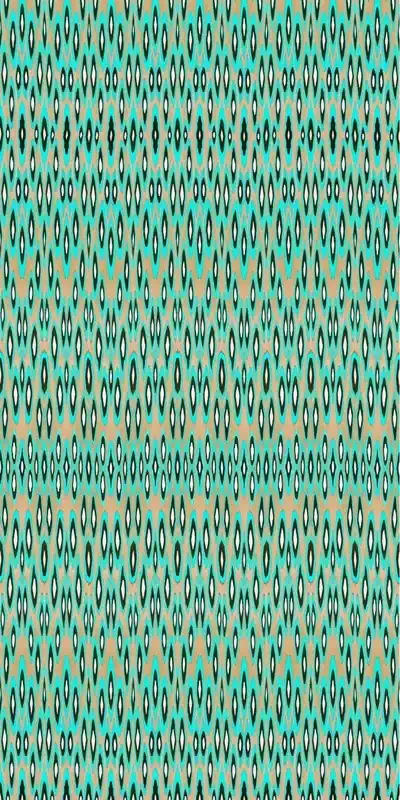 fotomural coco ikat turquesa de Origin Wallcoverings – 356902