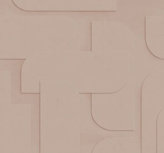 fotomural diseño 3D rosa suave de ESTAhome – 159380