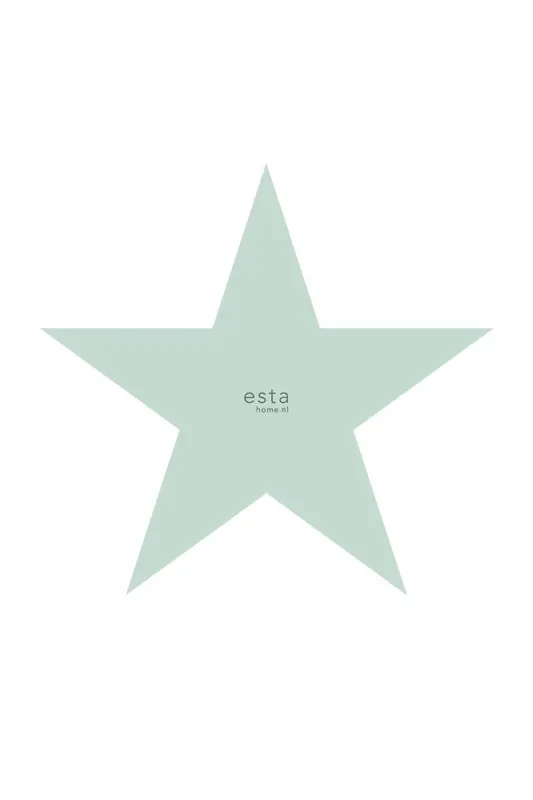 fotomural estrellas menta verde de ESTAhome – 158841