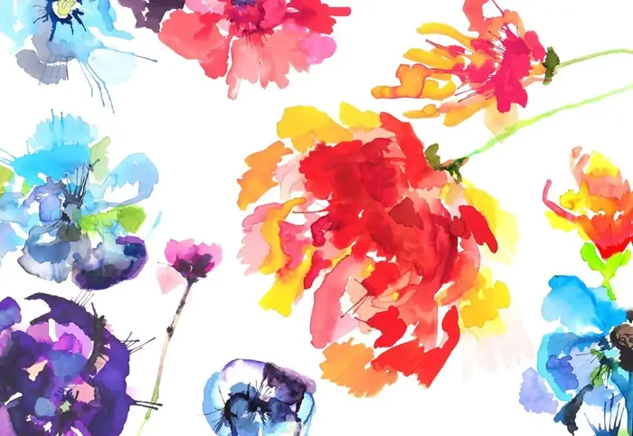 fotomural flores multi color de Sanders & Sanders – 612253