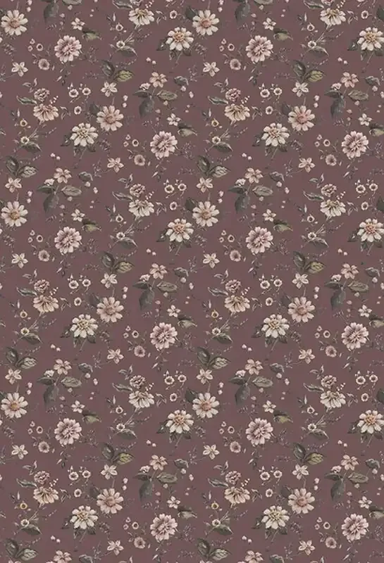 fotomural flores vintage marrón de Borastapeter – 660248