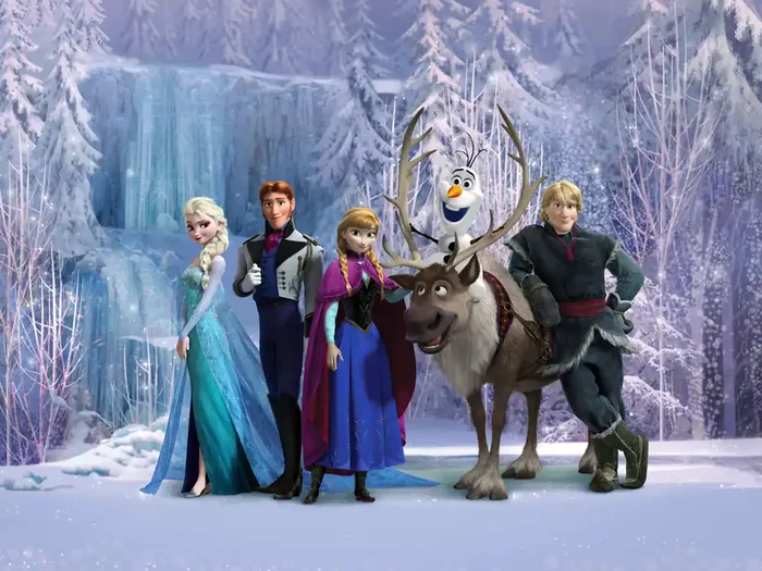 fotomural Frozen morado de Disney – 600589