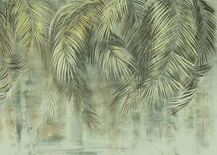 fotomural hojas de palmera verde de Komar – 611220