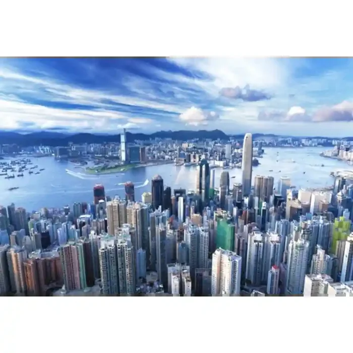 Fotomural Hong Kong FCI019, 150cm. x 100cm., Vinilo Autoadhesivo Mate, Todo Color, Original, 0x0x0x0 cm.