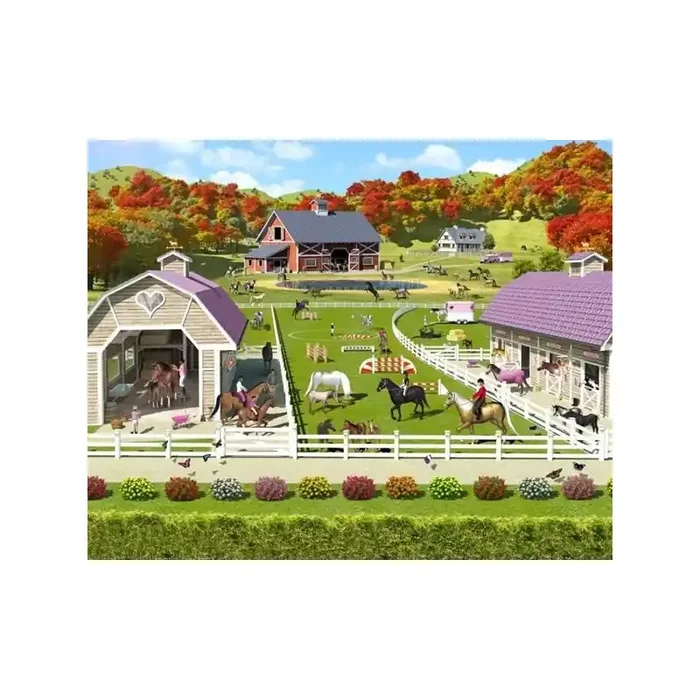 Fotomural Infantil HORSE AND PONY STABLES