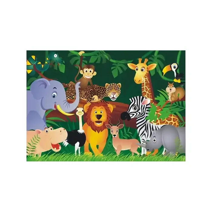 Fotomural infantil JUNGLE ANIMALS FT-0158