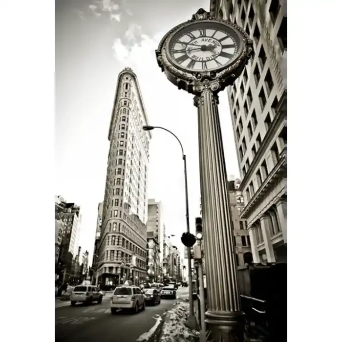 Fotomural Iron Building FLF009, 165cm. x 255cm., Vinilo Autoadhesivo Mate, Todo Color, Original, 0x0x0x0 cm.