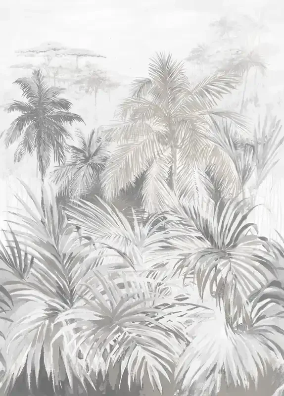 fotomural jungla gris de Sanders & Sanders – 640275