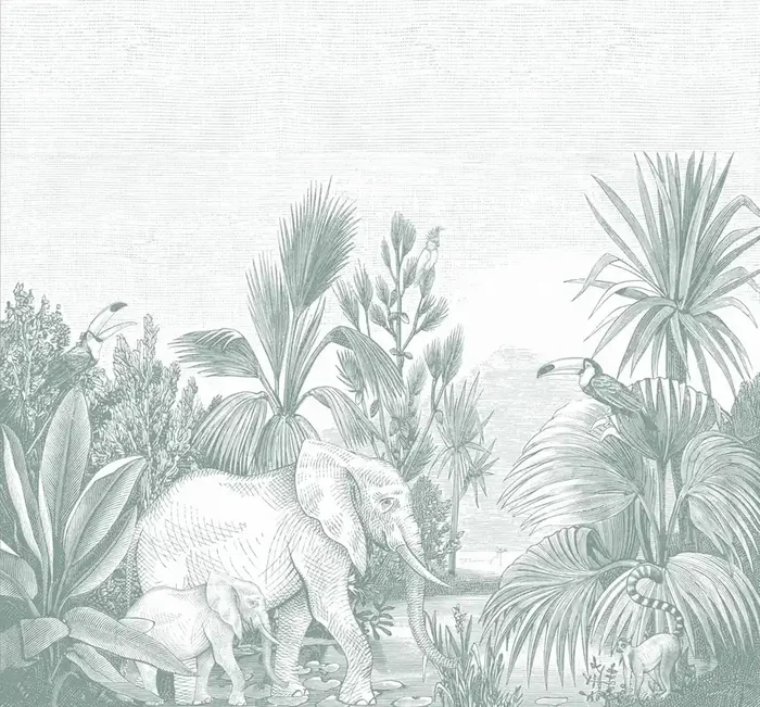 fotomural jungla verde de ESTAhome – 159060