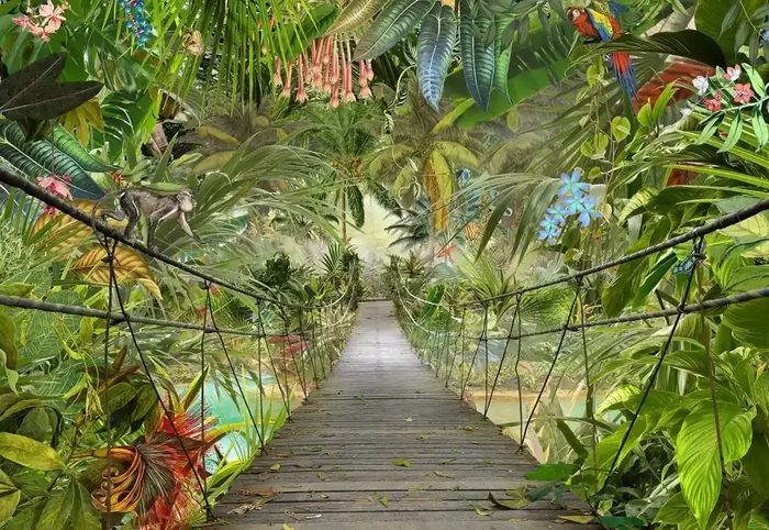 fotomural jungla verde de Komar – 611042