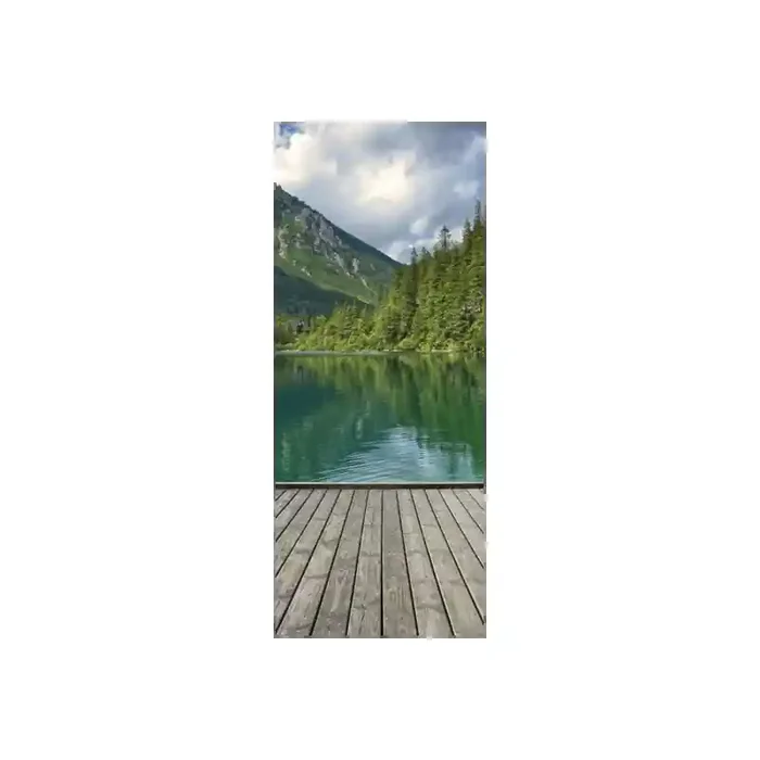 Fotomural Lago FPR026, 110cm. x 270cm., Vinilo Autoadhesivo Mate, Todo Color, Original, 34.87x0x34.87×0 cm.