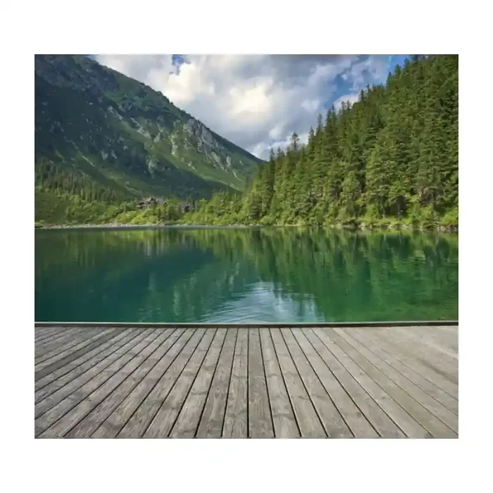 Fotomural Lago FPR026, 150cm. x 134.8cm., Vinilo Autoadhesivo Mate, Todo Color, Original, 0x0x0x0 cm.