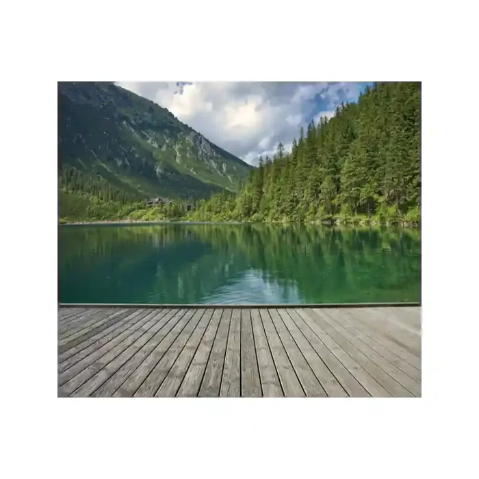 Fotomural Lago FPR026, 198cm. x 173cm., Vinilo Autoadhesivo Mate, Todo Color, Original, 0x2.44x0x2.44 cm.