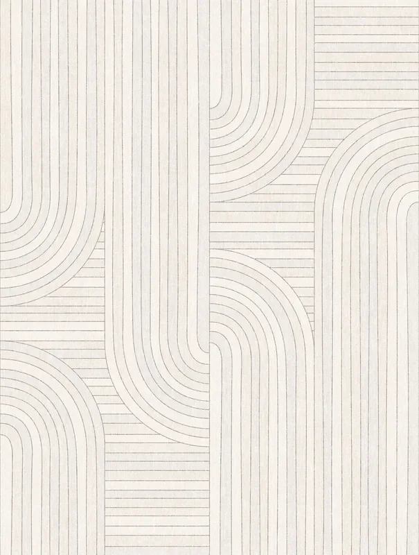 fotomural líneas gráficas beige de Sanders & Sanders – 640869