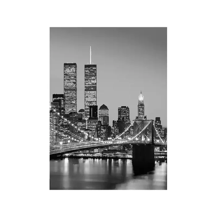 Fotomural MANHATTAN SKYLINE AT NIGHT