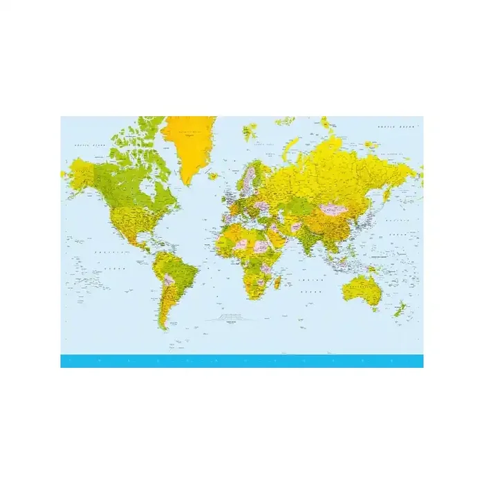 Fotomural MAP OF THE WORLD