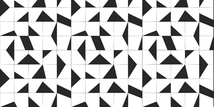 fotomural motivo de azulejo blanco y negro de ESTAhome – 159151
