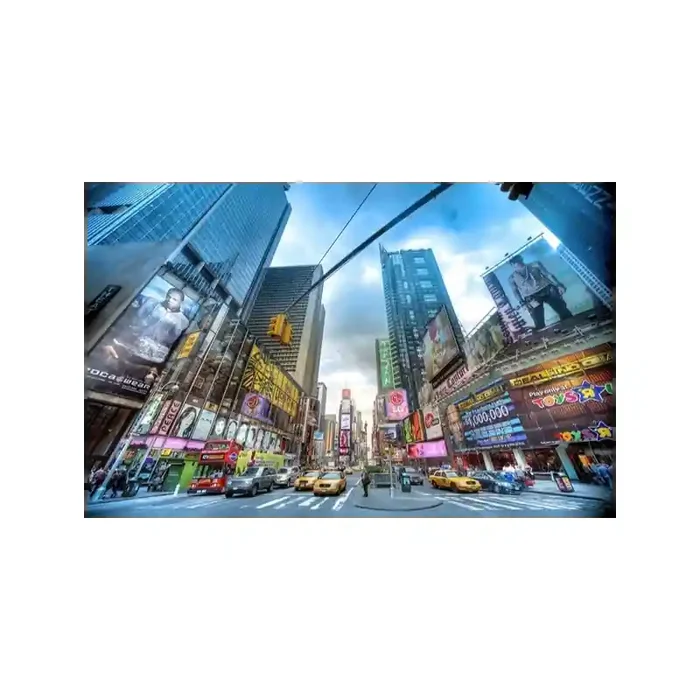 Fotomural New York Centro FCI003, 399cm. x 253cm., Vinilo Autoadhesivo Mate, Todo Color, Original, 0x10.16x0x10.16 cm.