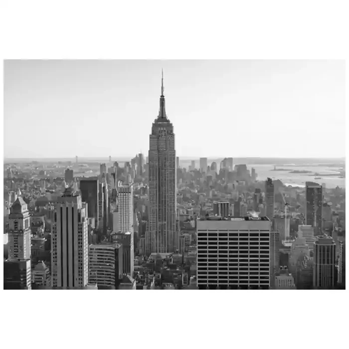 Fotomural New York City FLF008, 145cm. x 96.7cm., Vinilo Autoadhesivo Mate, Blanco y Negro, Original, 0x0x0x0 cm.