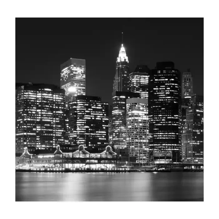 Fotomural NEW YORK NY05, 210cm. x 203cm., Papel Pintado, Blanco y Negro, Invertir, 0x0x0x0 cm.